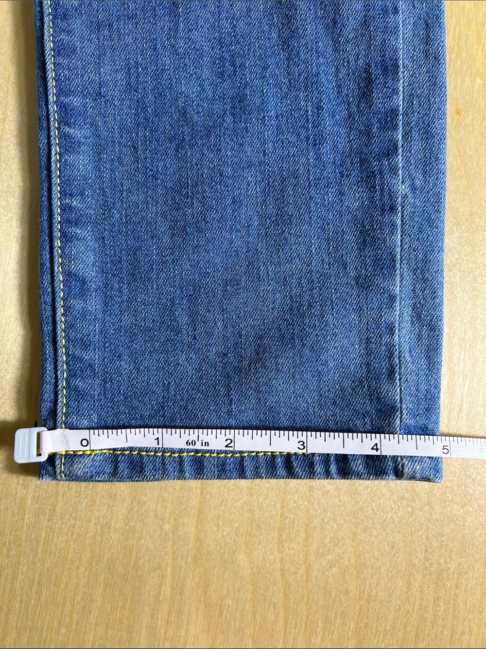 Rich & Skinny Medium Blue Skinny Jeans with Subtle Distressing size 26 - Picture 9 of 10